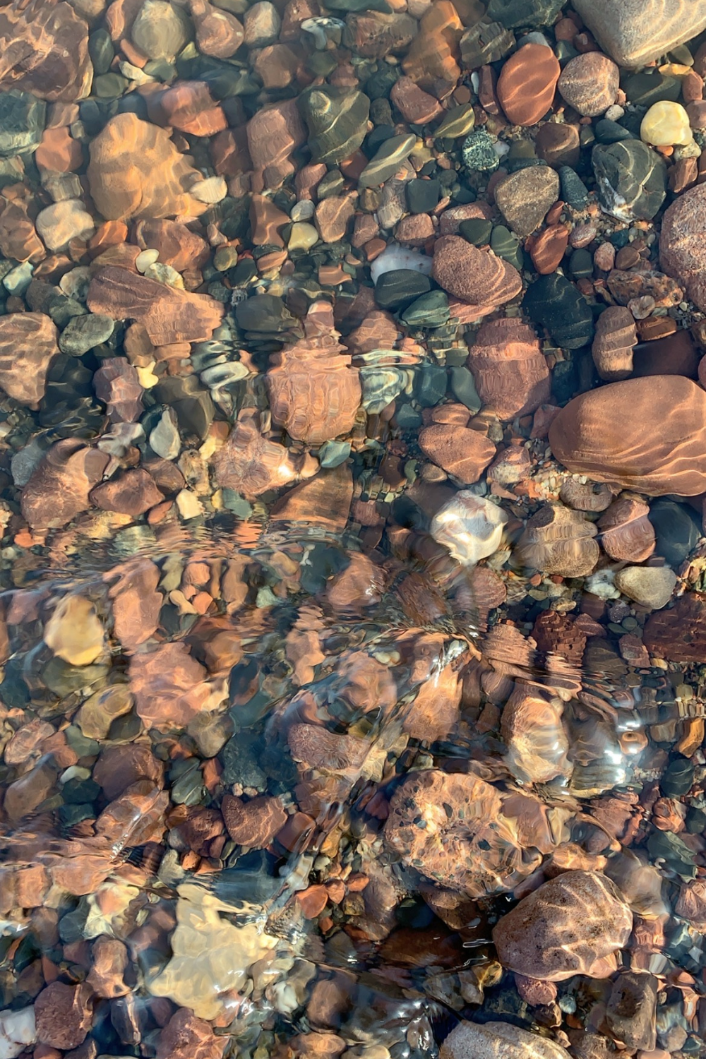 Stunning rock formations on the shores of Lake Superior.